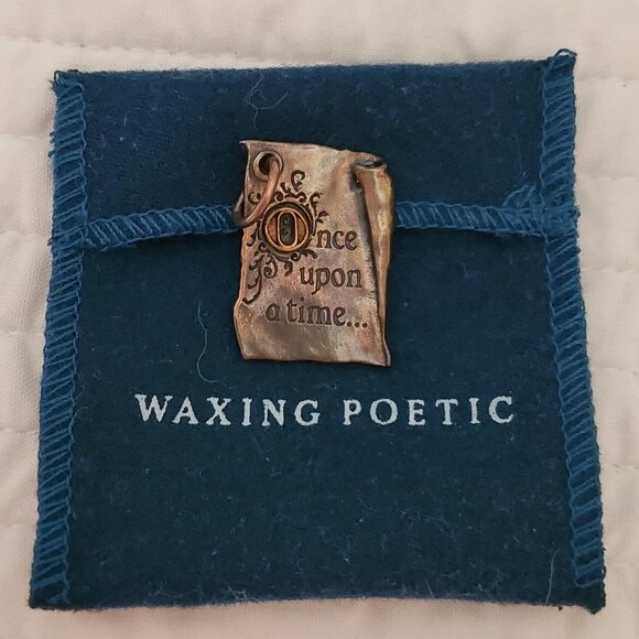 Vintage Waxing Poetic Charm - Picture 1 of 2